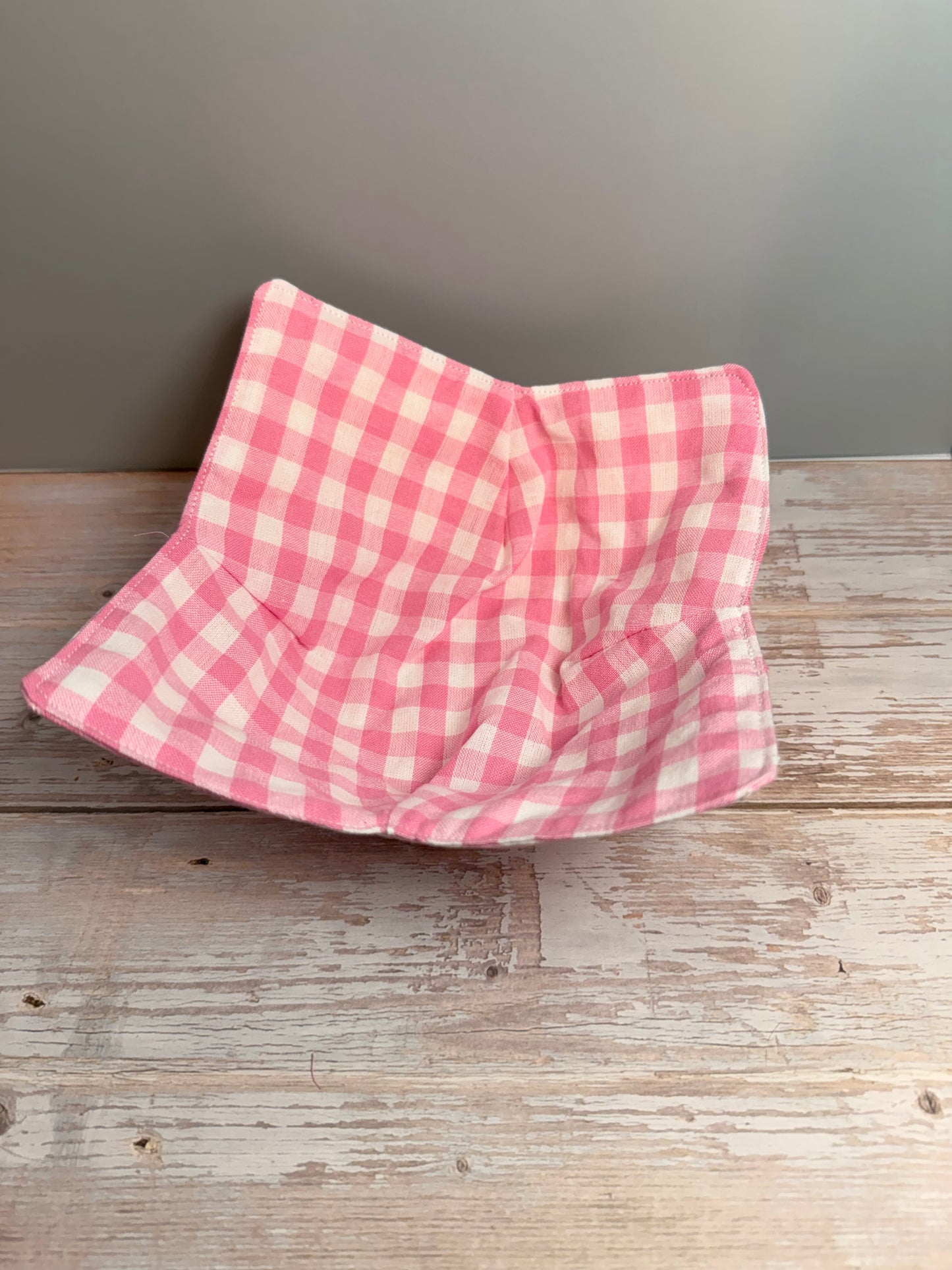 Bowl Cozy - 4 Pack - Pink Gingham