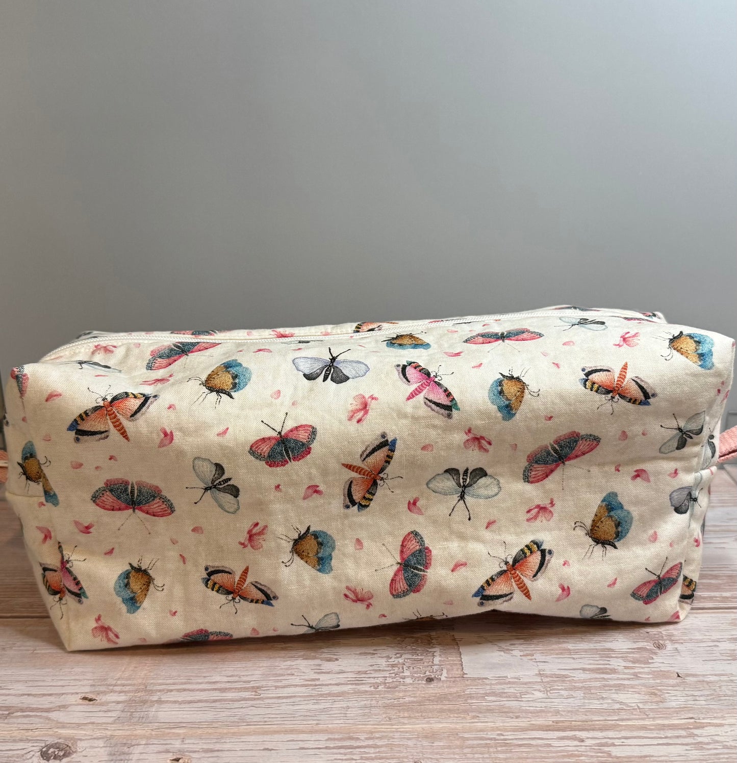 Butterfly Zipper Cosmetic Bag
