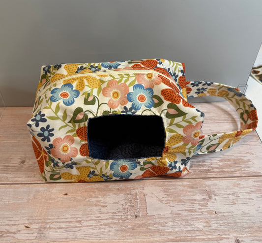 Floral Diaper / Wipe Pouch