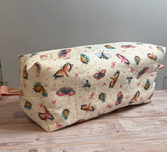 Butterfly Zipper Cosmetic Bag